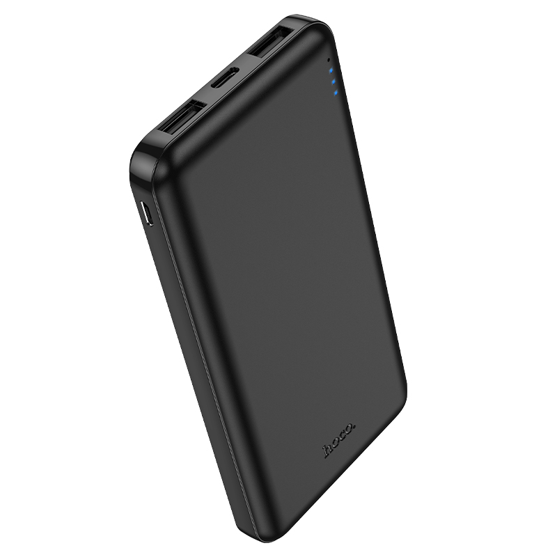 HOCO Power Bank 10000 mAh, High-ranking /черен/ - J100