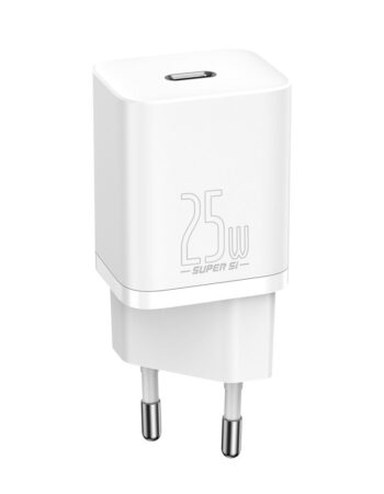 BASEUS 220V 25W, USB-C, Super Si, бяло - CCSP020102
