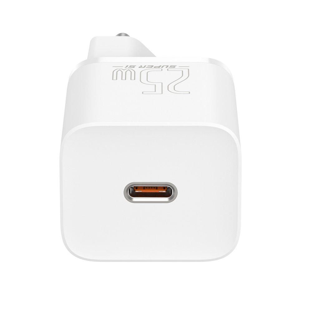 BASEUS 220V 25W, USB-C, Super Si, бяло - CCSP020102