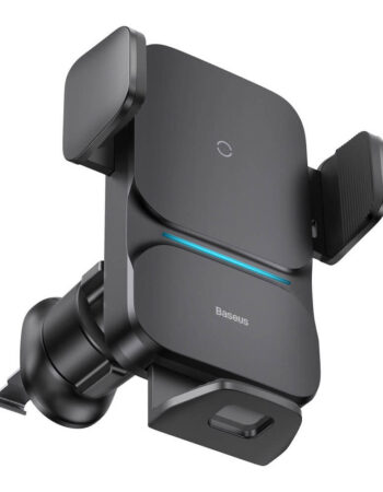 BASEUS холдер 15W Wireless за прикрепяне, Wisdom Air /черен/ - CGZX000001