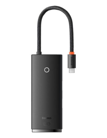 BASEUS Хъб 5-в-1 от Type-C към 3xUSB3.0, USB-C (PD) 100W, HDMI, Lite S. /черен/ - WKQX040001