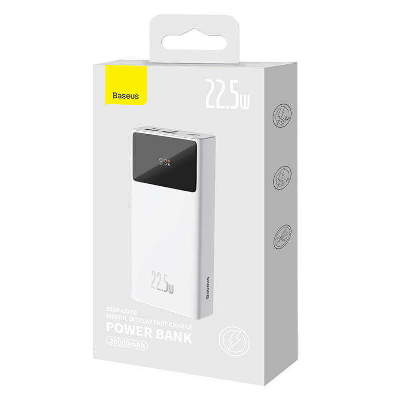 BASEUS Power Bank 10000 mAh 22.5W, Star-Lord /бял/ - PPXJ100002 - Image 2