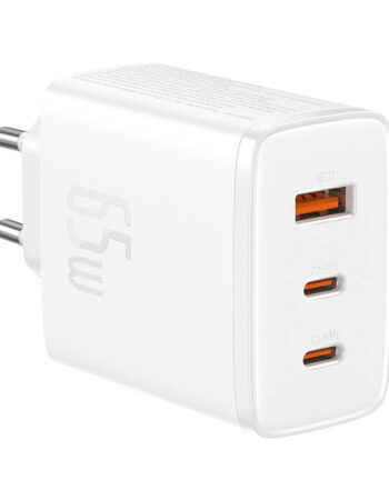 BASEUS 220V 65W, A + 2xC, Cube Pro /бяло/ - P10152301213-00