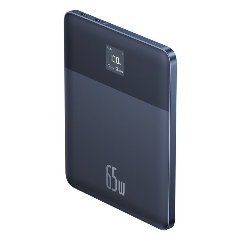 BASEUS Power Bank 12000 mAh, 65W, 2C + кабел C-C, Blade2 /черен/ - P10063801323-00