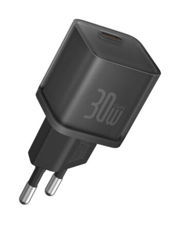 BASEUS 220V 30W, USB-C, GaN5s /черно/ - P10162504113-00