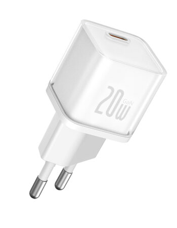 BASEUS 220V 20W, USB-C, GaN5s /бяло/ - P10162503213-00