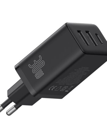 BASEUS 220V 30W, 2xUSB-A + USB-C, Cube GaN5 /черен/ - P10111402113-00