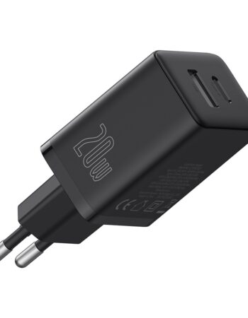 BASEUS 220V 20W, USB-A + USB-C, Cube /черен/ - P10111403113-00