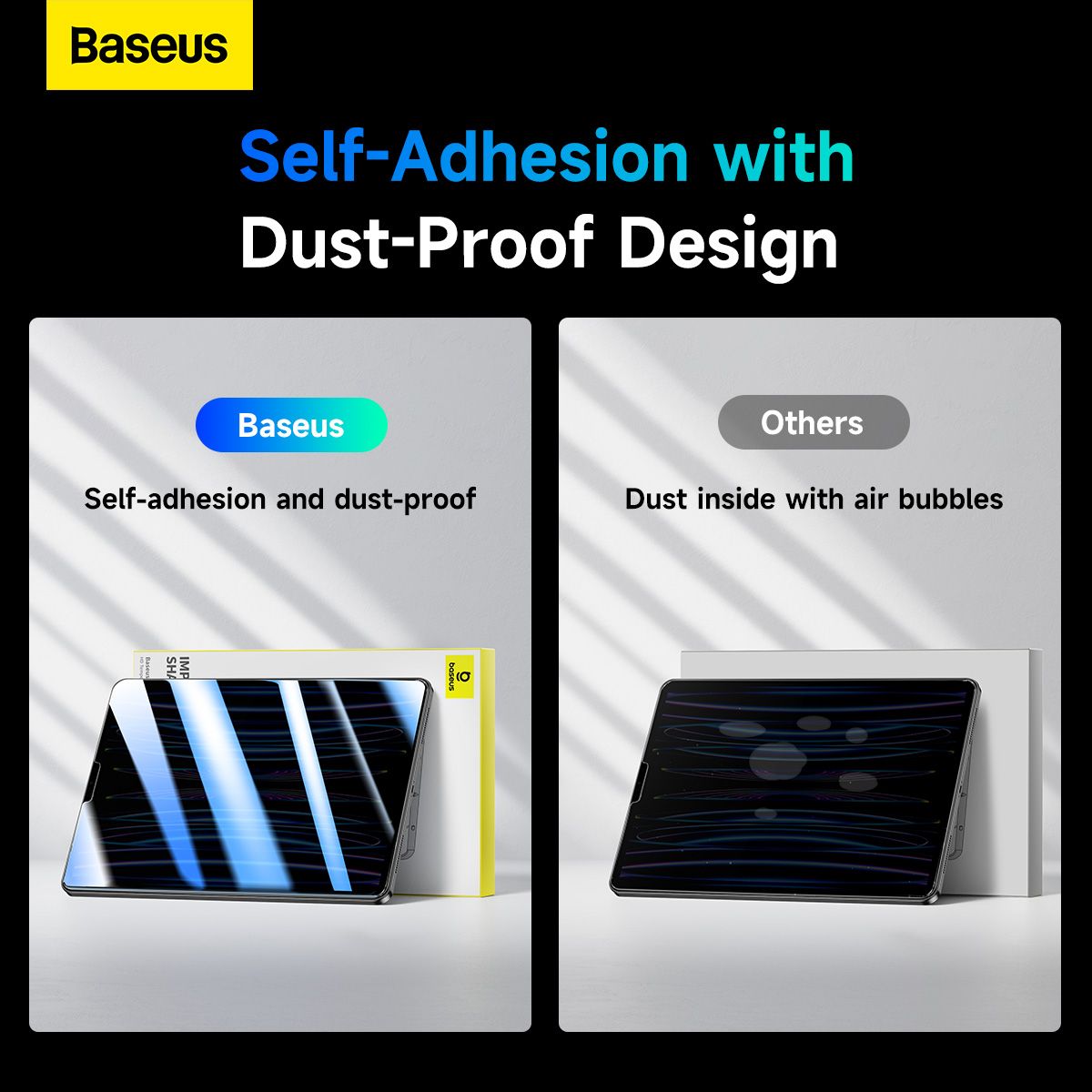 BASEUS Tempered Glass Crystalline Series HD iPad 10.2inch /2019/2020/2021/ / iPad Air 3 10.5inch - P40015000201-01