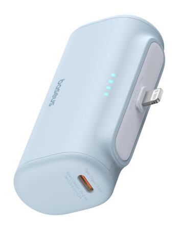 BASEUS Power Bank 5000 mAh 20W Lightning + USB-C /син/ - P10068307313-00
