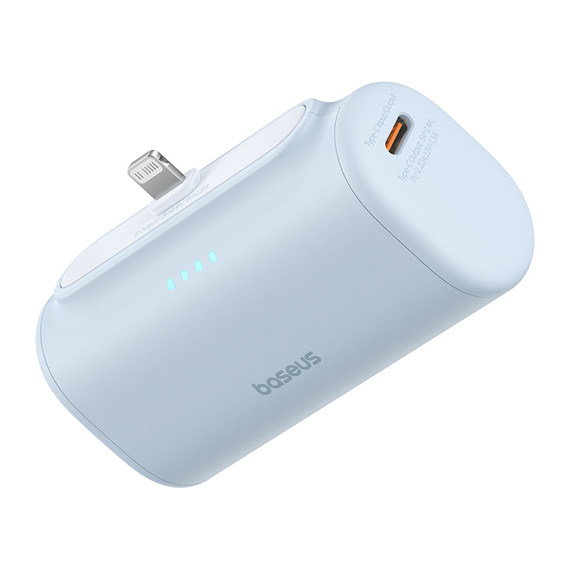 BASEUS Power Bank 5000 mAh 20W Lightning + USB-C /син/ - P10068307313-00