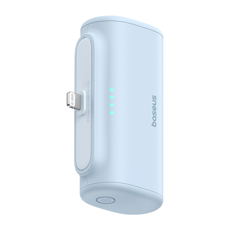 BASEUS Power Bank 5000 mAh 20W Lightning + USB-C /син/ - P10068307313-00