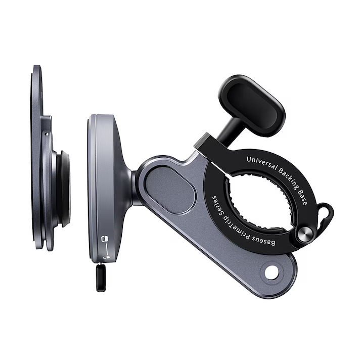 BASEUS Холдер за прикрепяне за велосипед/мотор, PrimeTrip Bicycle magnetic /черен/ - C40569001121-00 - Image 3