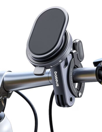 BASEUS Холдер за прикрепяне за велосипед/мотор, PrimeTrip Bicycle magnetic /черен/ - C40569001121-00