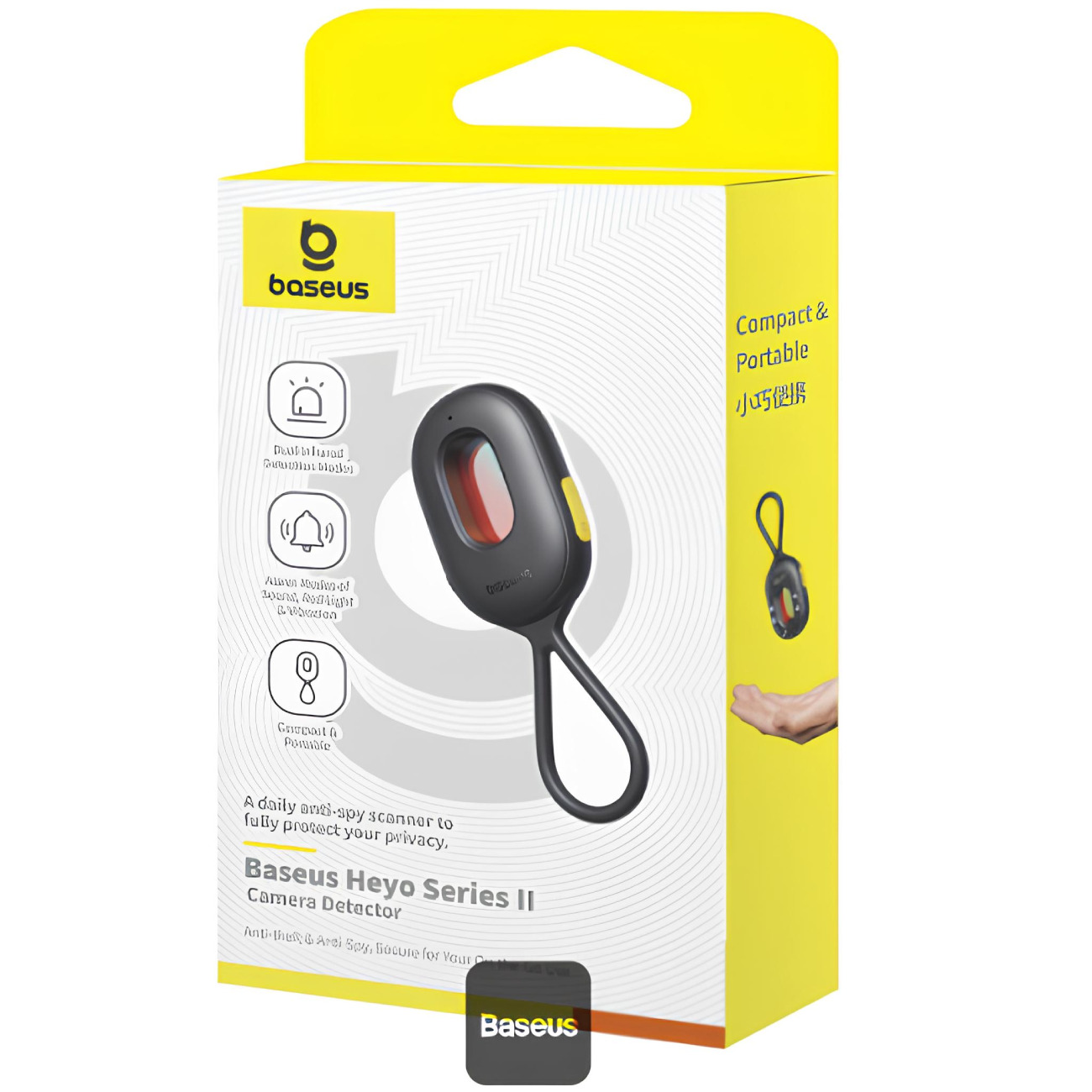 BASEUS Детектор за скрити камери Heyo Series II /черен/ - L60476900111-00