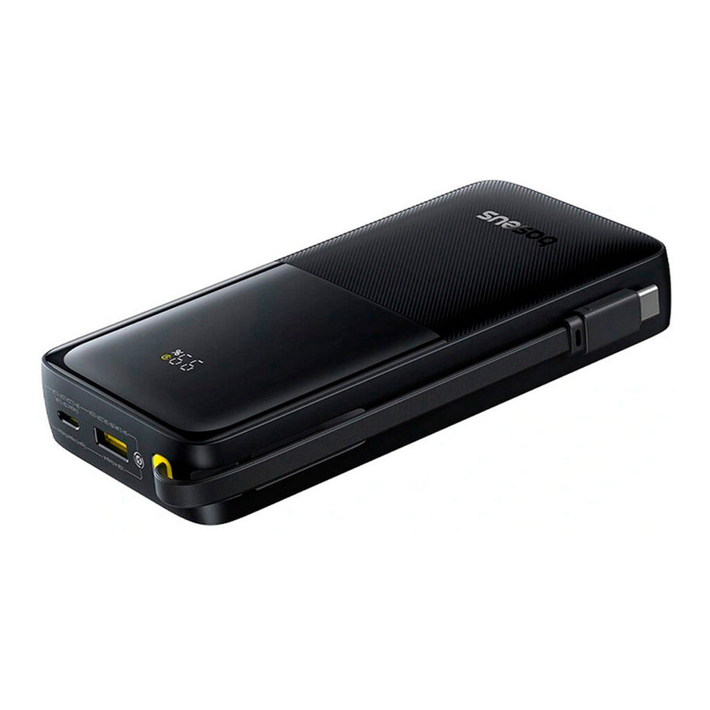 BASEUS Power Bank 10000 mAh 20W + вграден кабел Type-C, Bipow 2 /черен/ - P10077101113-00 - Image 3