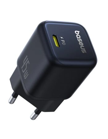 BASEUS 220V 45W, USB-C, PicoGo GaN, черен - P10176800123-00