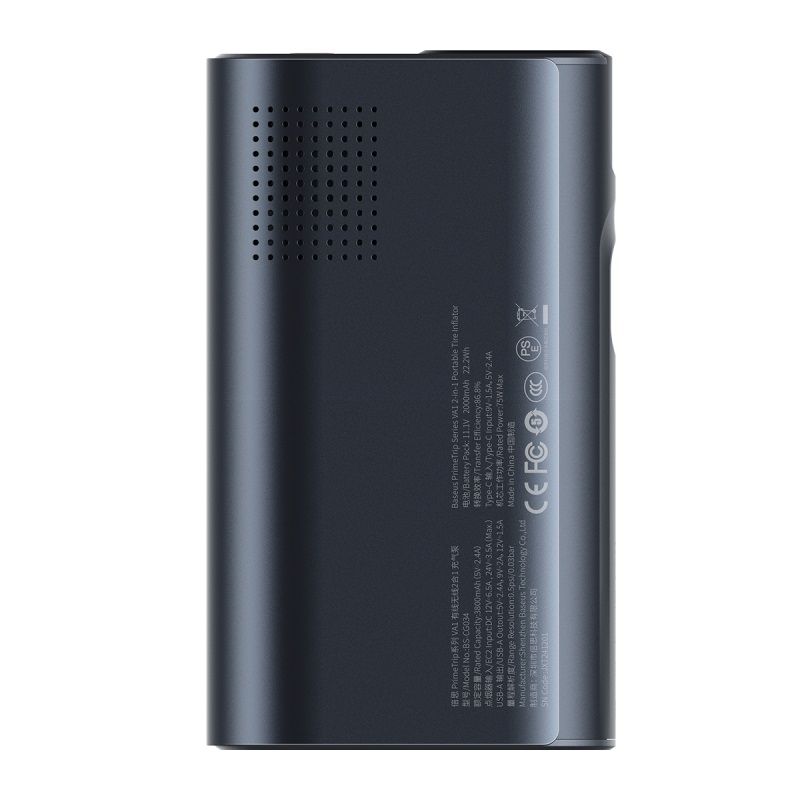 BASEUS Компресор PrimeTrip VA1 2-in-1 Pump, 6000mAh, с фенерче /черен/ - C11169001121-00