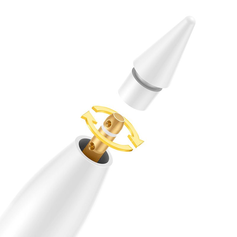 BASEUS Digital Capacitor Pen/Stylus Smooth Writing 3 Wired Charging Stylus Active Tilt Sensitivit /бял/ - P80080805213-01
