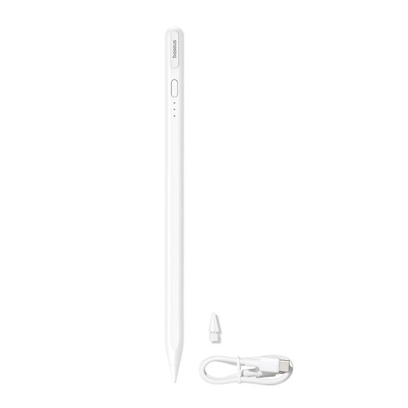 BASEUS Digital Capacitor Pen/Stylus Smooth Writing 3 Wired Charging Stylus Active Tilt Sensitivit /бял/ - P80080805213-01