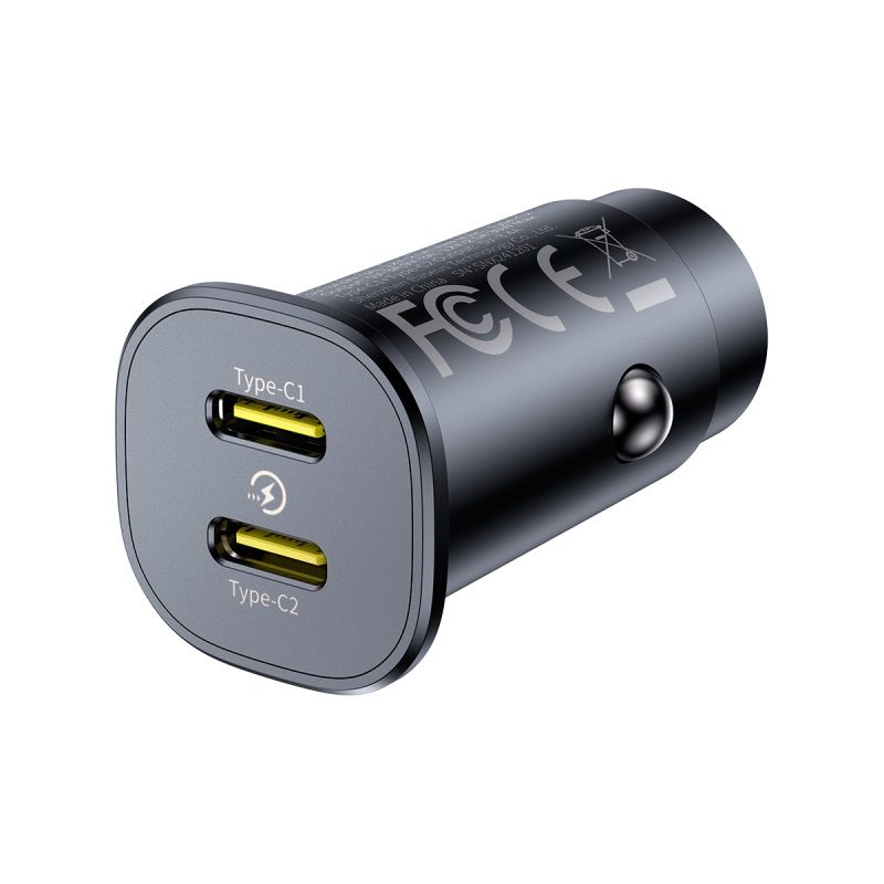 BASEUS 12V 30W, 2xUSB-C, GoTrip DP1 /черен/ - C00072300123-01 - Image 5