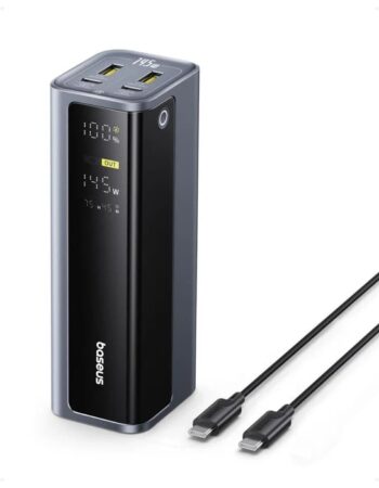 BASEUS Power Bank 20800 mAh 145W + кабел Type-C - Type-C, EnerGeek GP12 /графит/ - P10082109813-00