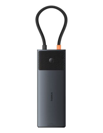 BASEUS Хъб 10-в-1 от Type-C към 3xUSB3.0+2xHDMI 4K+USB-C(PD)100W+USB-C(data)+TF/microSD+RJ45 /сив/ - B00061800123-01