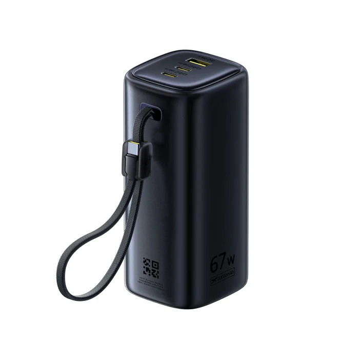 BASEUS Преносим Wi-Fi Рутер с eSIM + Power Bank 20000 mAh 67W, EnerGeek GX11 MiFi /черен/ - E0025701