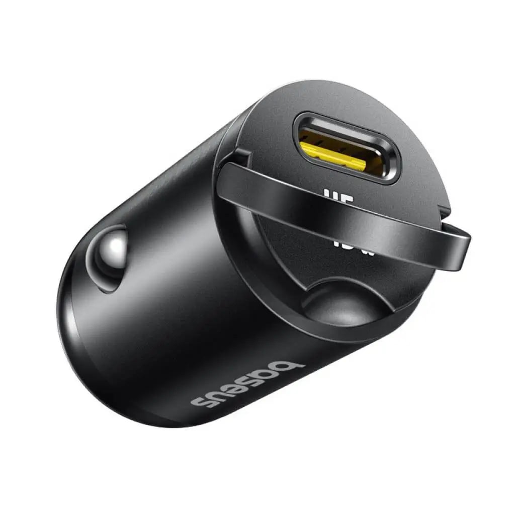 BASEUS 12V 45W USB-C + кабел Type-C - Type-C, PrimeTrip VP2, /черен/ - C0206800
