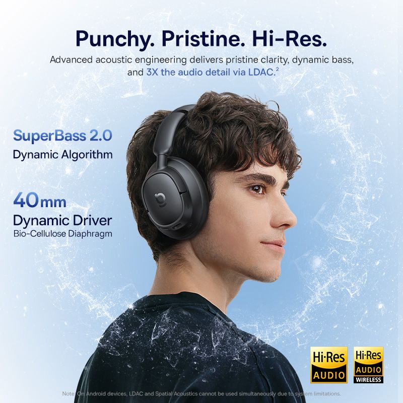 BASEUS HF Bluetooth Bass BH1 NC ANC /черен/ - A0203703