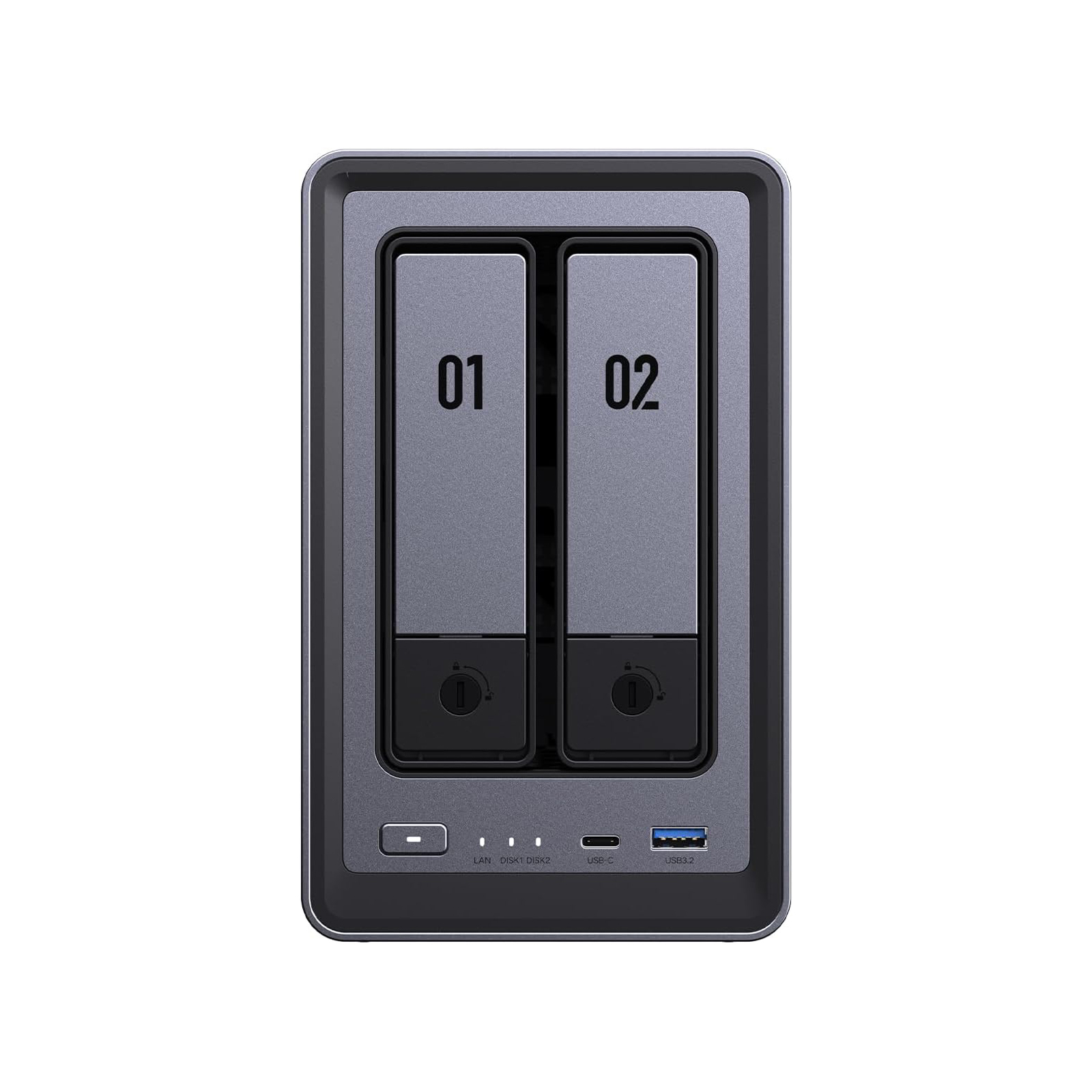 UGREEN Network Attached Storage (NAS) DXP2800, 2-Bay intel N100 Diskless