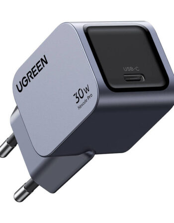 UGREEN 220V 30W, USB-C, Nexode Pro GaN, графит - X703 / 35006