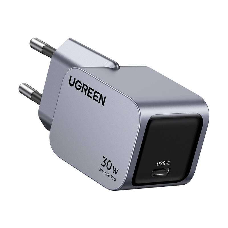 UGREEN 220V 30W, USB-C, Nexode Pro GaN, графит - X703 / 35006