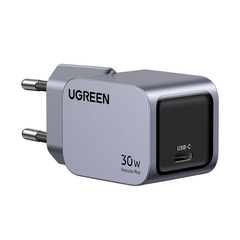 UGREEN 220V 30W, USB-C, Nexode Pro GaN, графит - X703 / 35006