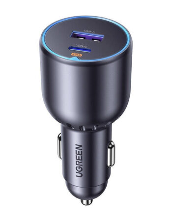 UGREEN 12V 63W, USB-A + USB-C, графит - EC701 / 35023