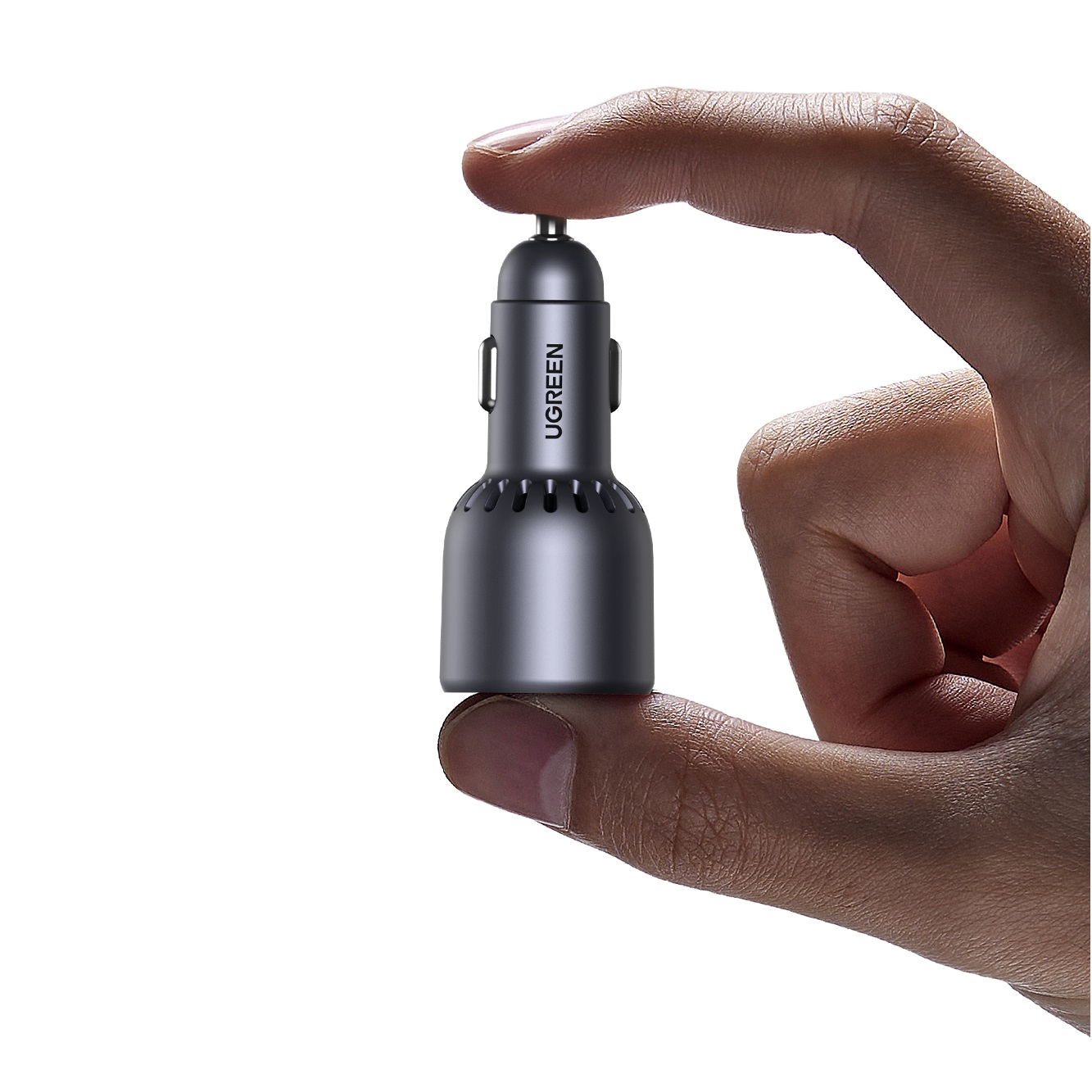 UGREEN 12V 75W, USB-A + 2xUSB-C, графит - EC703 / 35024