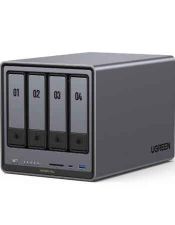 UGREEN Network Attached Storage (NAS) DXP4800 Plus, 4-Bay intel 8505 Diskless