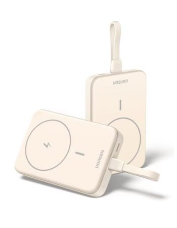 UGREEN Power Bank 10000 mAh 20W с вграден кабел C-C /бял/ - PB760 / 35341