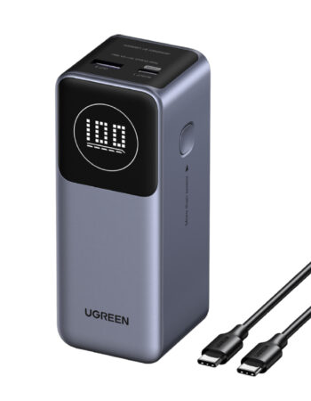 UGREEN Power Bank 12000 mAh 100W + кабел C-C /графит/ - PB724 / 35526B