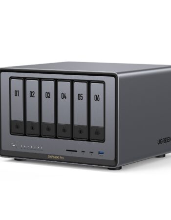 UGREEN Network Attached Storage (NAS) DXP6800 Pro, 6-Bay intel i5- 1235U Diskless