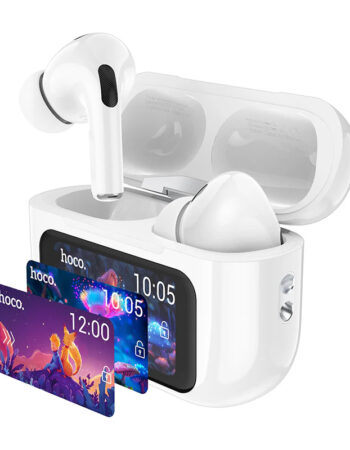 HOCO HF TWS Bluetooth, ANC + LED display, Fun /бял/ - EW72