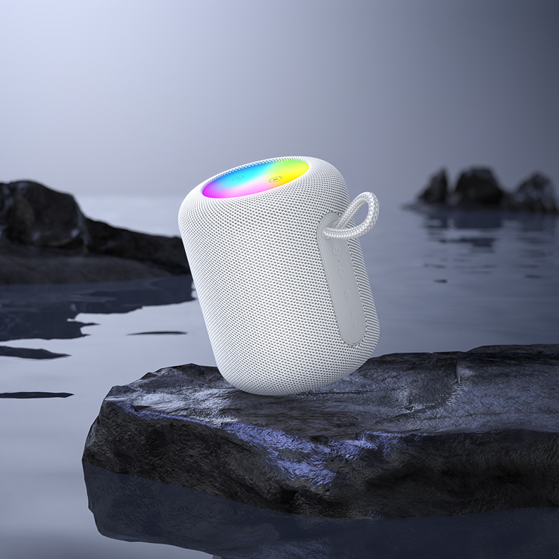 HOCO Тонколонка Oceano touch+LED /сив/ - HC30 - Image 5