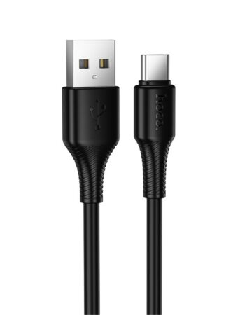HOCO Кабел USB-A - Type-C, 1м, 27W,  Beneficio /черен/ - X120