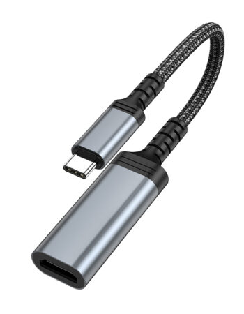 HOCO Преходник/адаптер Type-C - HDMI 4K, 30Hz, 0,2m. /черен/ - UA43A