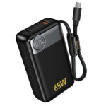 HOCO Power Bank 12000 mAh 65W, Skillful /черен/ - Q53