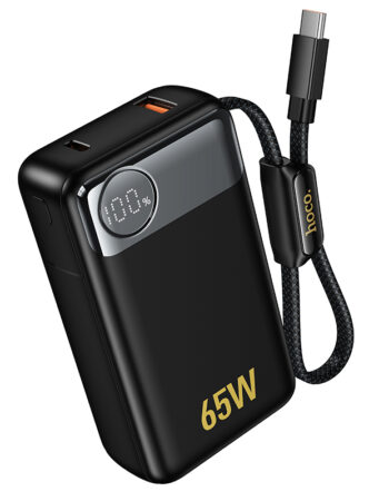 HOCO Power Bank 12000 mAh 65W, Skillful /черен/ - Q53