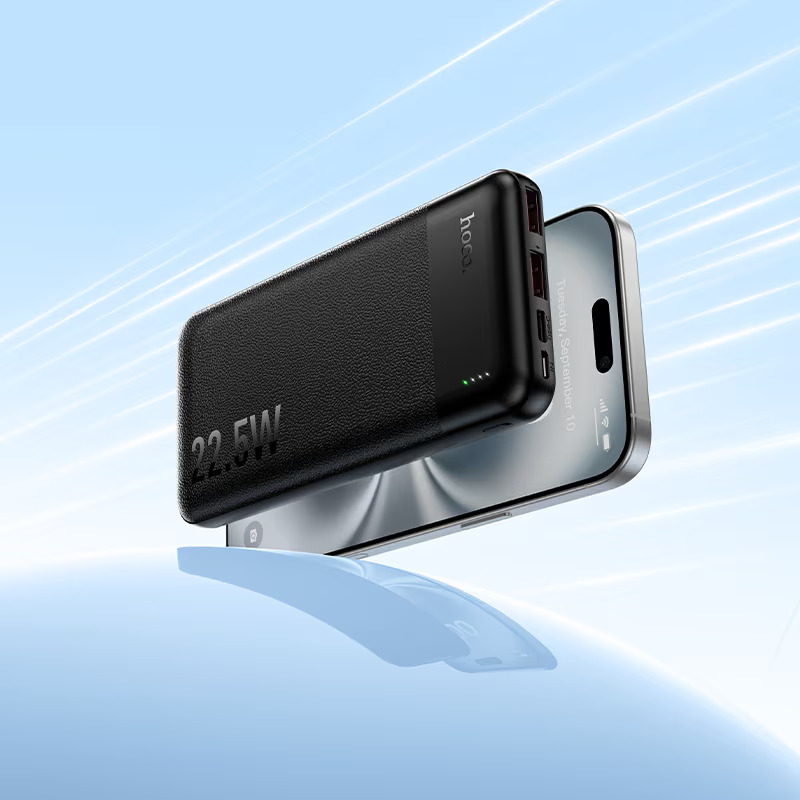 HOCO Power Bank 10000 mAh 22.5W, Essence /черен/ - J159 - Image 6