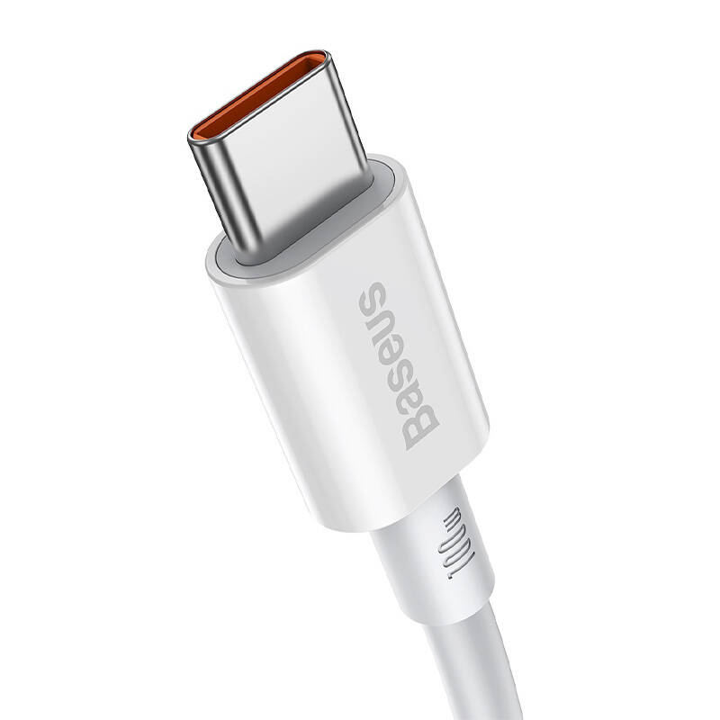 BASEUS Кабел Type-C - Type-C, 2м, 100W, Superior S, CATYS-C02 /бял/