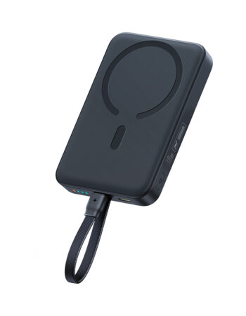 BASEUS Power Bank 10000 mAh, 30W + вграден кабел Type-C, EnerFill FM11 Magnetic /черен/ - E0028904
