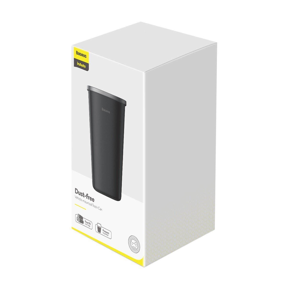 BASEUS Кошче за отпадъци Trash Can с вкл. 90бр. торбички, CRLJT-A01 /черно/